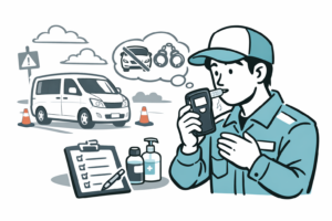 白ナンバーのアルコールチェック義務化とは？対象企業の条件と、法令違反にならないための必須対応3選