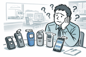 アルコールチェックシステムはどう選べばいい？失敗しない選び方の3つの基準と、自社に合うサービスの見極め方